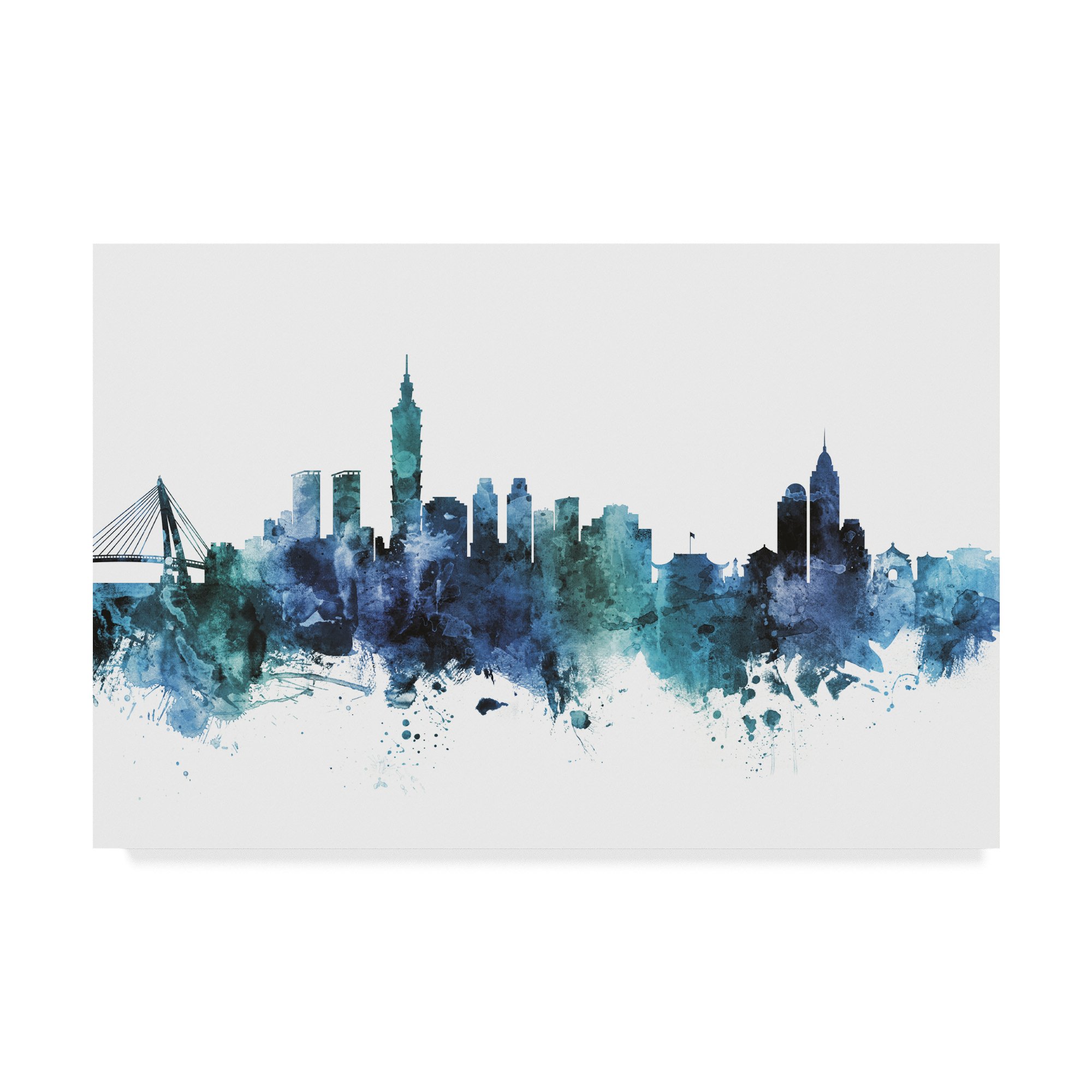 Trademark Fine Art Michael Tompsett Canvas Print - Vibrant Multicolor Abstract Wall Art for Living Room, Bedroom & Office Decor