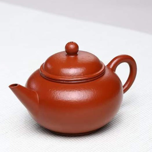 Handmade Zisha Teapot Shui Ping by Artist Zhu Liping (Level 4 2015) - Premium Zhu Ni Clay for Authentic Chinese Tea Ceremony | Perfect for Gongfu Tea, Home Brewing & Gift Giving