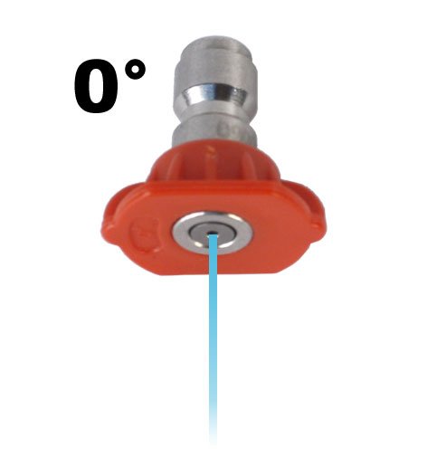 100-Pack Erie Tools 5.0 Stainless Steel Orifice 0° 1/4