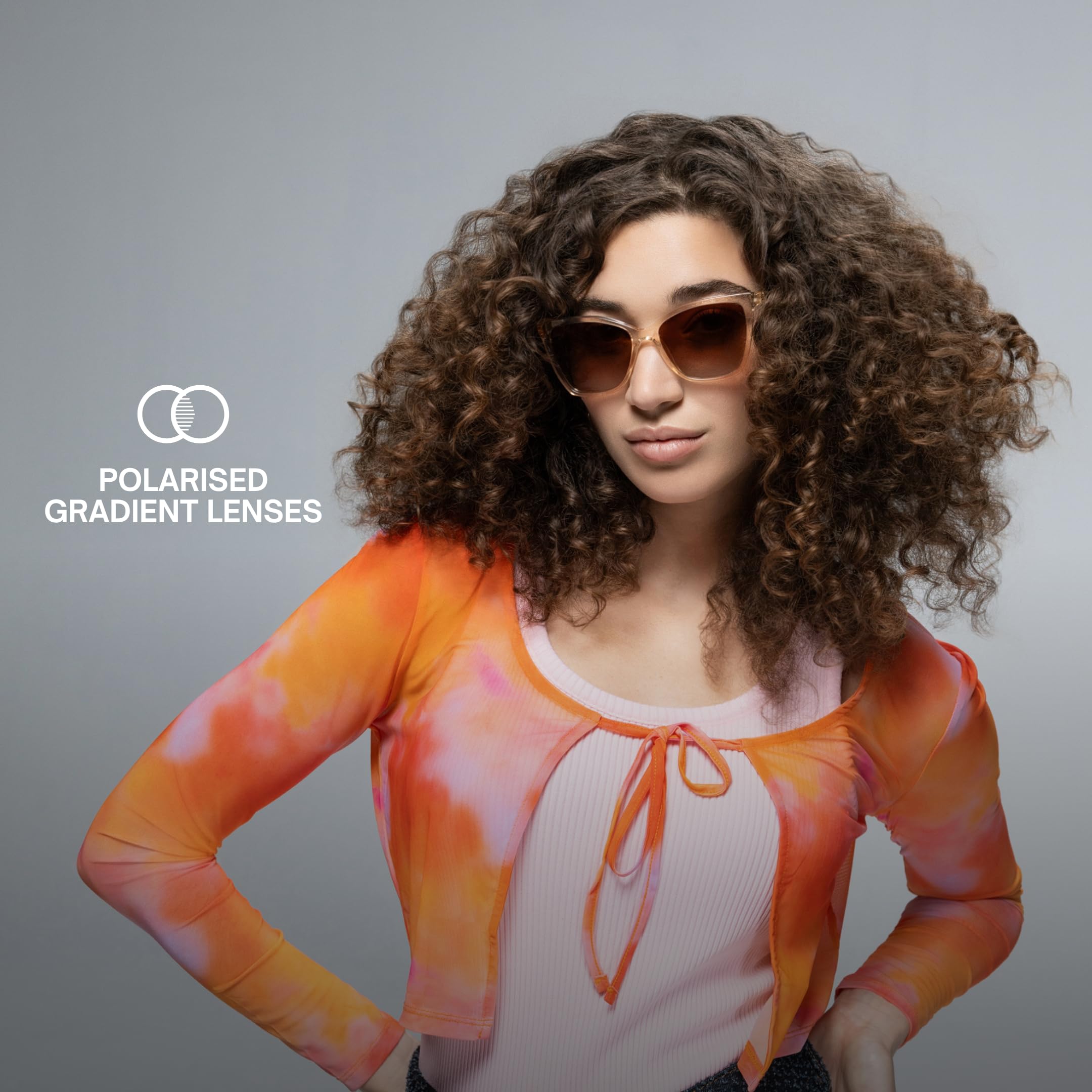 Lucyd Lyte (2025 Version) Bluetooth Smart Glasses for Women - UV400 Polarized Lenses, Open Ear Speakers & Microphone - Hands-Free Calling, Music Streaming & Sun Protection - Perfect for Driving, Outdoor Activities & Work Meetings (Standard)
