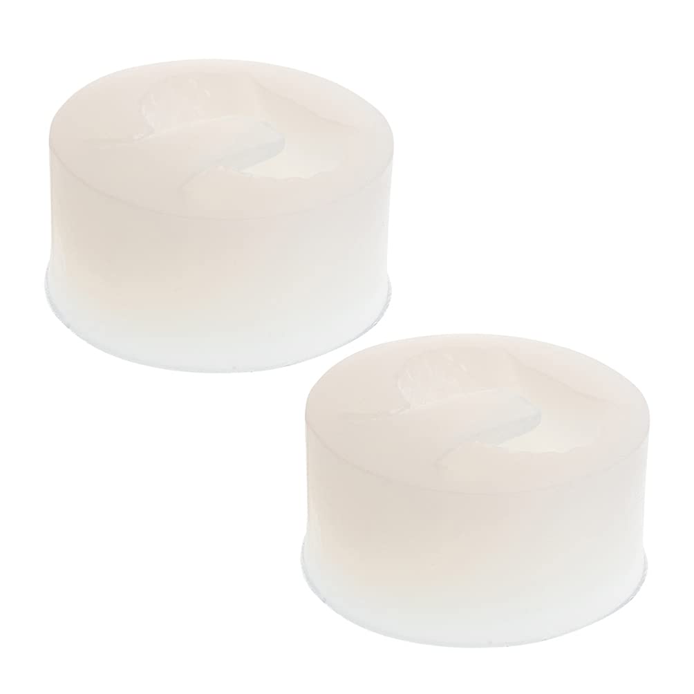 EXCEART 2-Piece Silicone Resin Jewelry Molds for DIY Scented Candles, Epoxy Resin Crafts, Plaster Vases & Crystal Ornaments - Perfect for Handmade Jewelry Making, Home Decor & Gift Crafting Projects