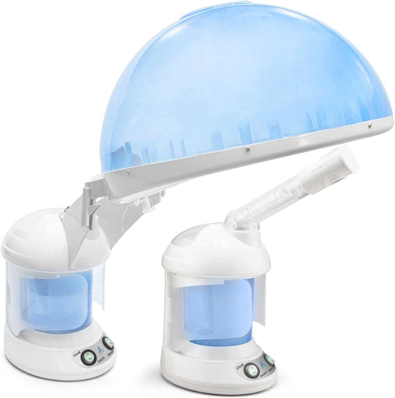 Elitzia ETKD2328A 2-in-1 Hooded Hair Steamer & Facial Steamer with O3 Ozone Therapy - Professional Beauty Machine for Deep Conditioning, Skin Hydration & Aromatherapy | Perfect for Salon, Spa & Home Hair Care Routine