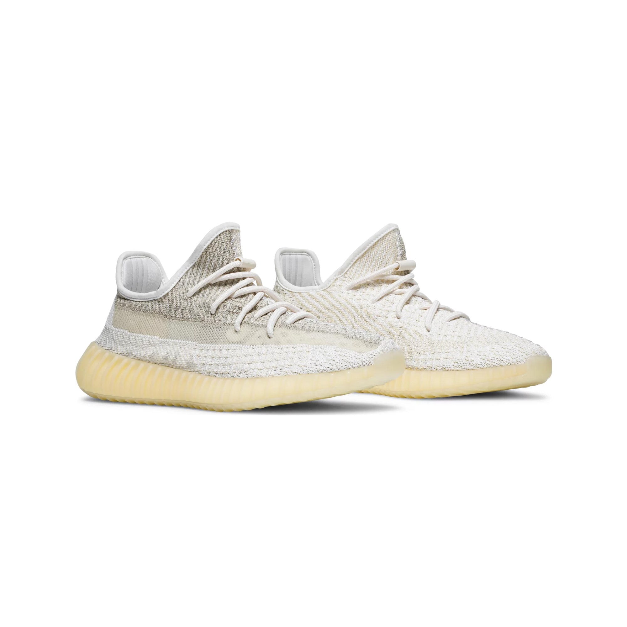 Adidas Yeezy Boost 350 V2 'Natural' Sneakers - Men's Running Shoes 2020 Edition - Comfortable Lightweight Casual Athletic Footwear for Jogging, Gym & Streetwear Fashion