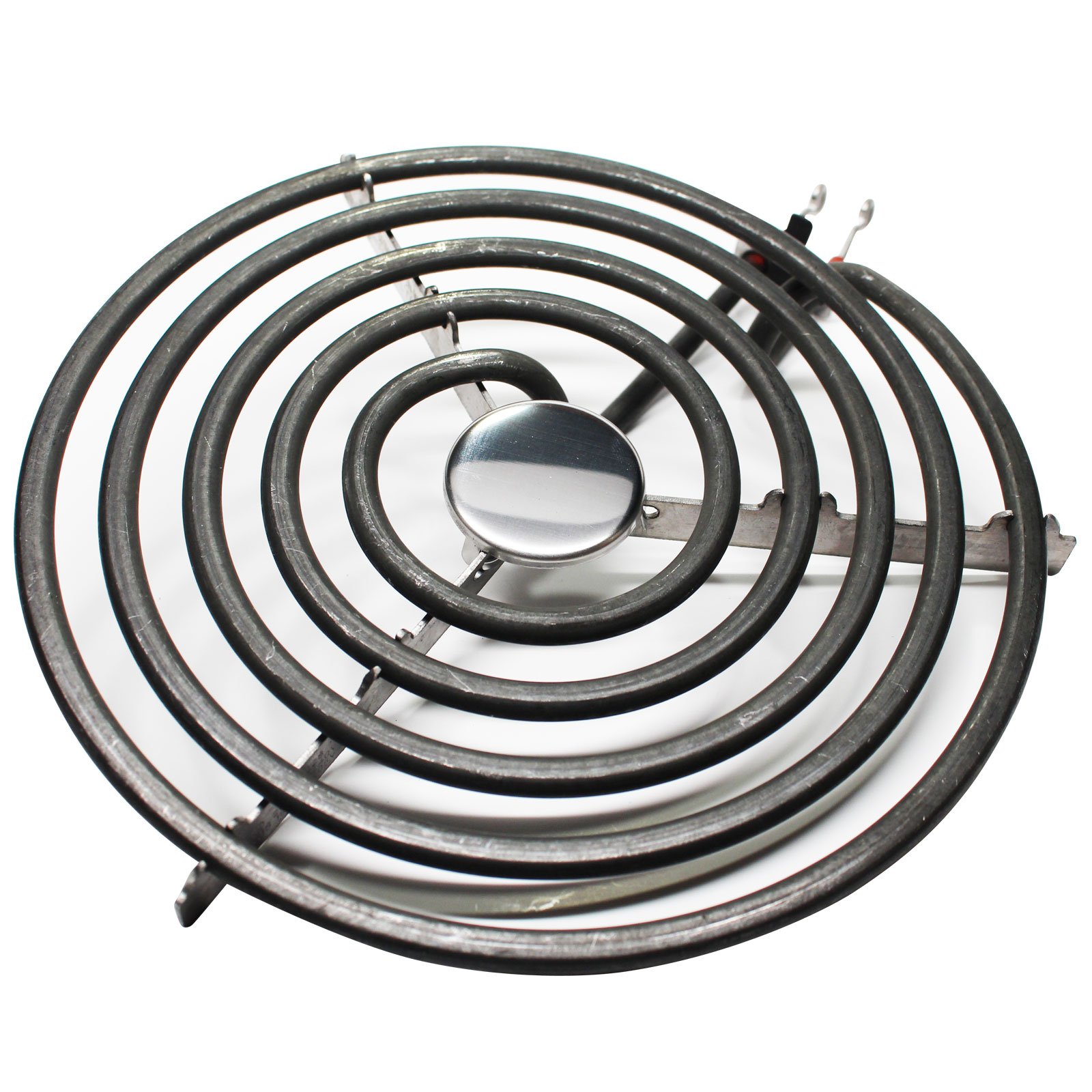 2-Pack Whirlpool RF365PXMW1 8 Inch 5-Turn Surface Burner Element Replacement - Compatible with Whirlpool 9761345 Heating Element for Range Stove & Cooktop - Perfect for Gas Stove Repair & Kitchen Appliance Maintenance