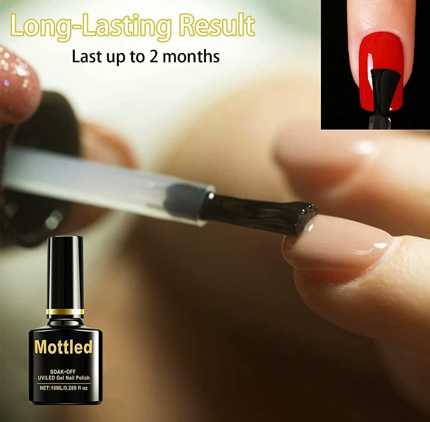 2022 Nail Repair Protection Gel - Strengthening & Split Nail Treatment with Top Coat | Instant Nail Strengthener for Damaged, Brittle & Mottled Nails | Perfect for Salon, Home Manicure & Nail Care Routine