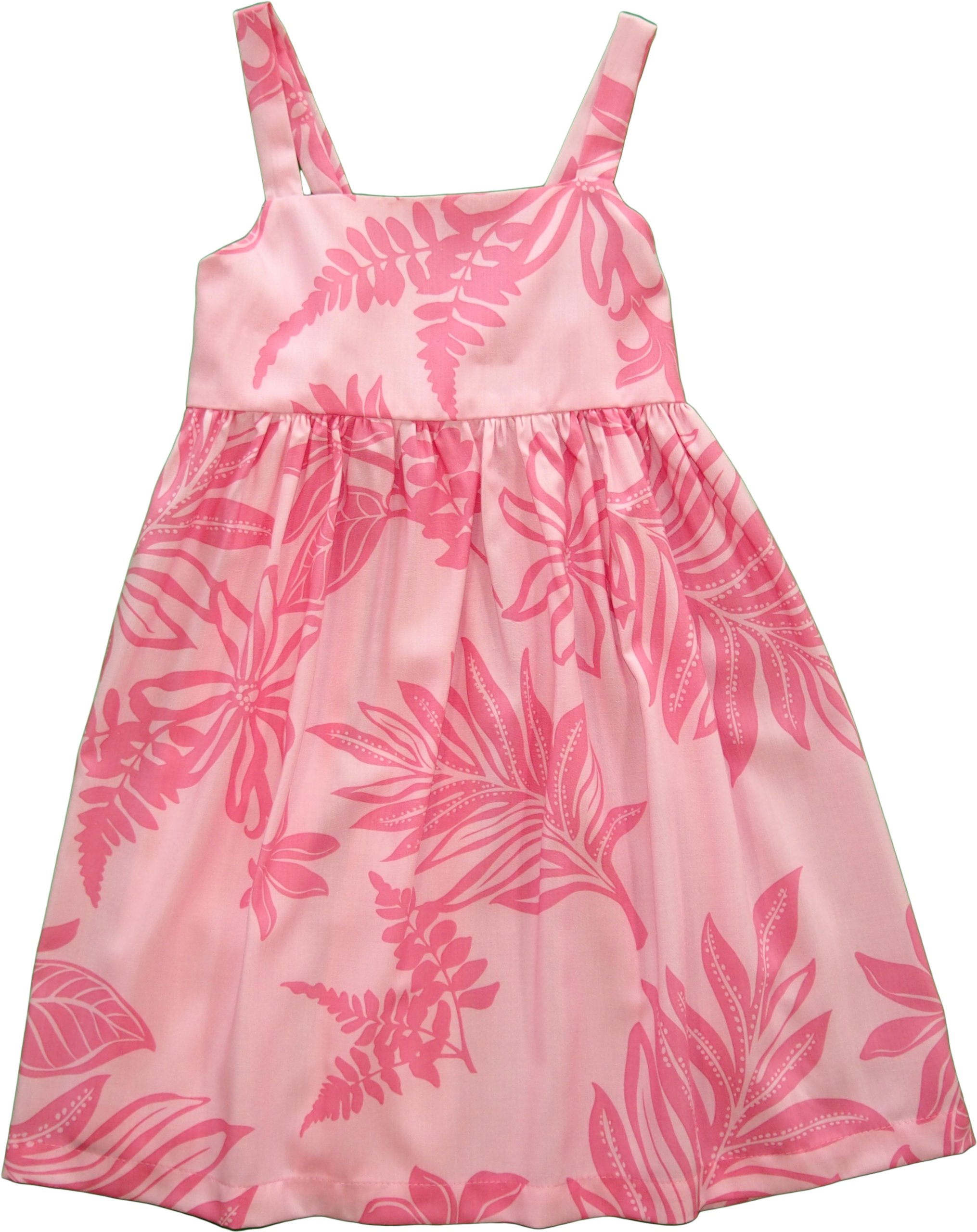 Brightest Fern and Vine Elastic Back Sundress - Floral Print Summer Dress for Beach Vacation, Garden Party, and Casual Outings