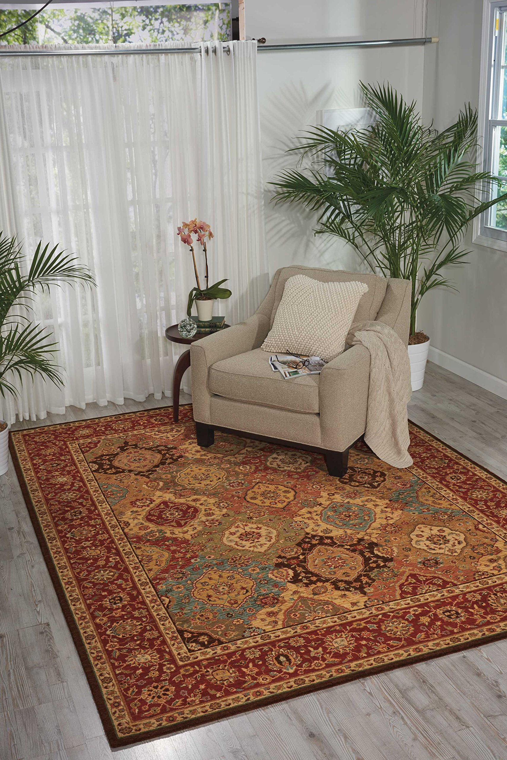 Nourison Living Treasures Traditional Multicolor 7'6