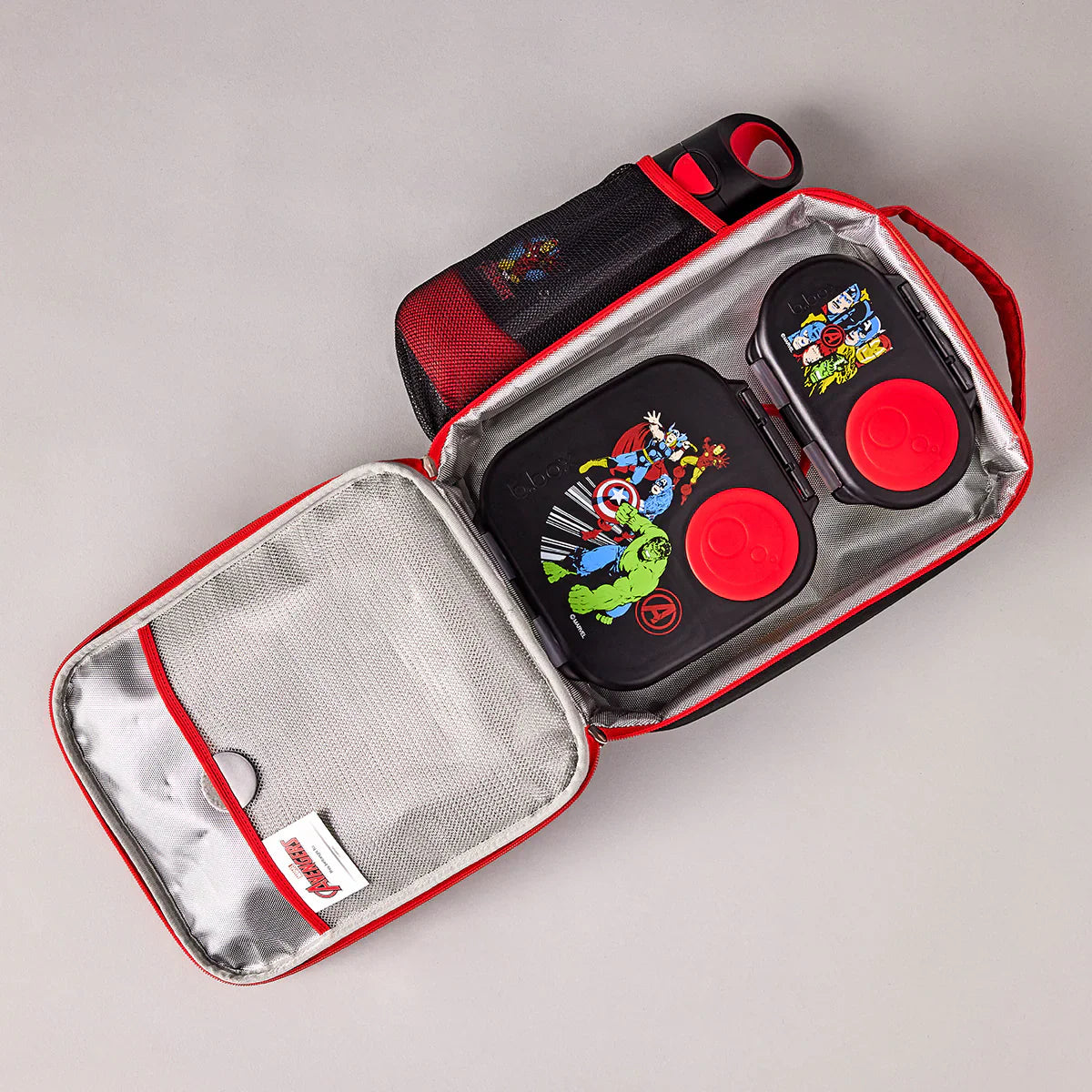 b.box MINI Lunch Box for Kids - Avengers Themed Insulated Food Container - Perfect for School, Picnics, and Travel