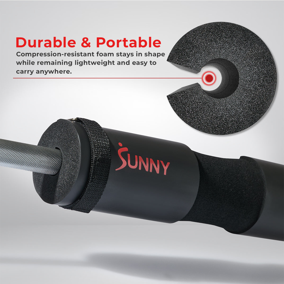 Premium Foam Barbell Pad for Weightlifting - Comfortable Shoulder & Neck Support for Squats, Bench Press, Home Gym Workouts - Ideal for CrossFit, Powerlifting & Strength Training