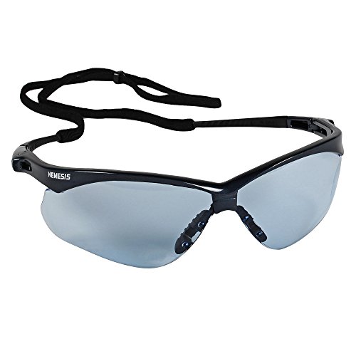 KLEENGUARD Nemesis CSA Certified Safety Glasses - Light Blue Lens with Blue Frame (12 Pairs/Case) - Ideal for Construction, Lab Work & Industrial Safety Protection