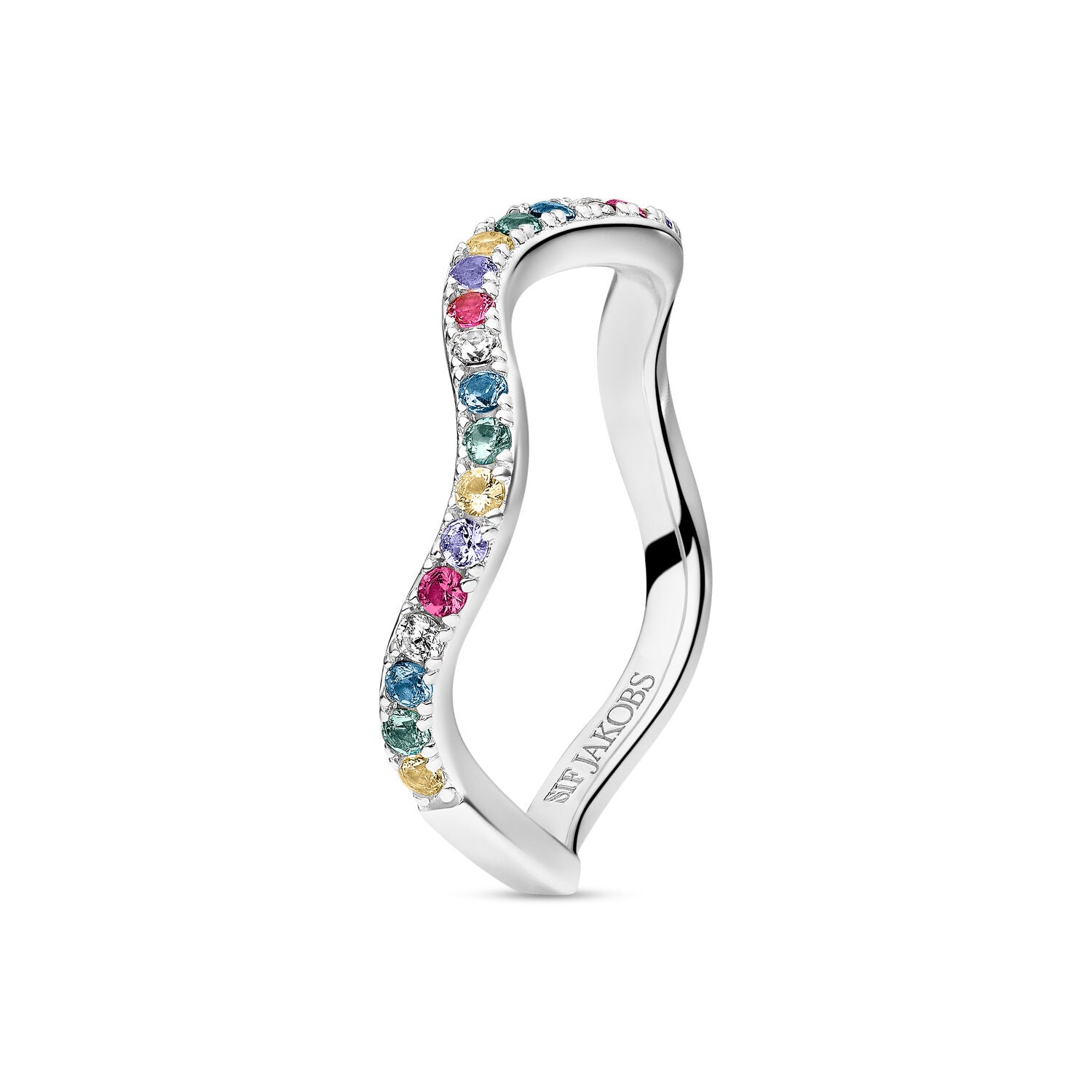 ELLERA WAVES Ring for Women - Elegant Wave Design Silver Ring - Perfect for Everyday Wear, Gift Giving & Special Occasions