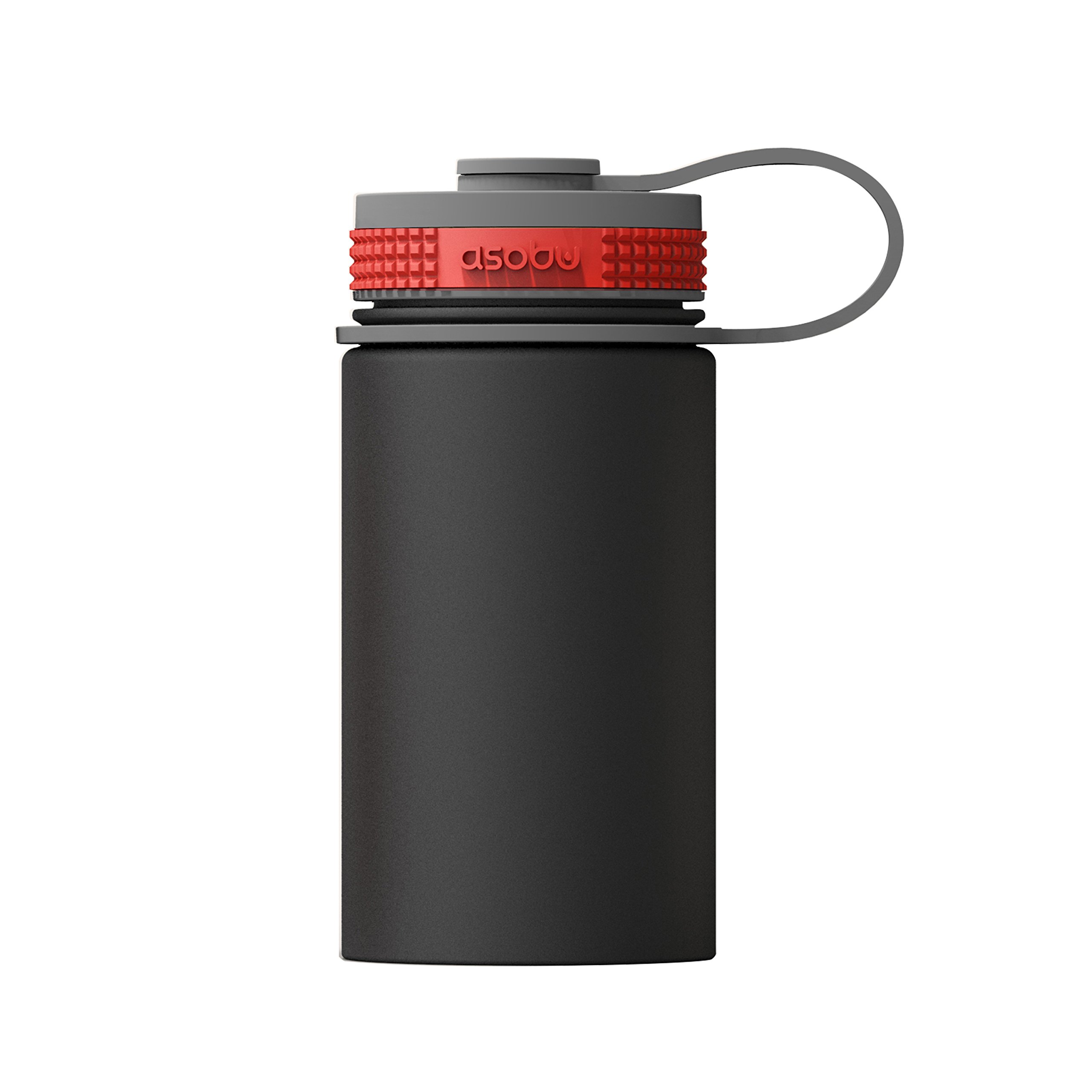 Asobu Mini Hiker 12oz Double Walled Vacuum Insulated Stainless Steel Water Bottle - Compact Travel Thermos for Hiking, Camping & Outdoor Adventures