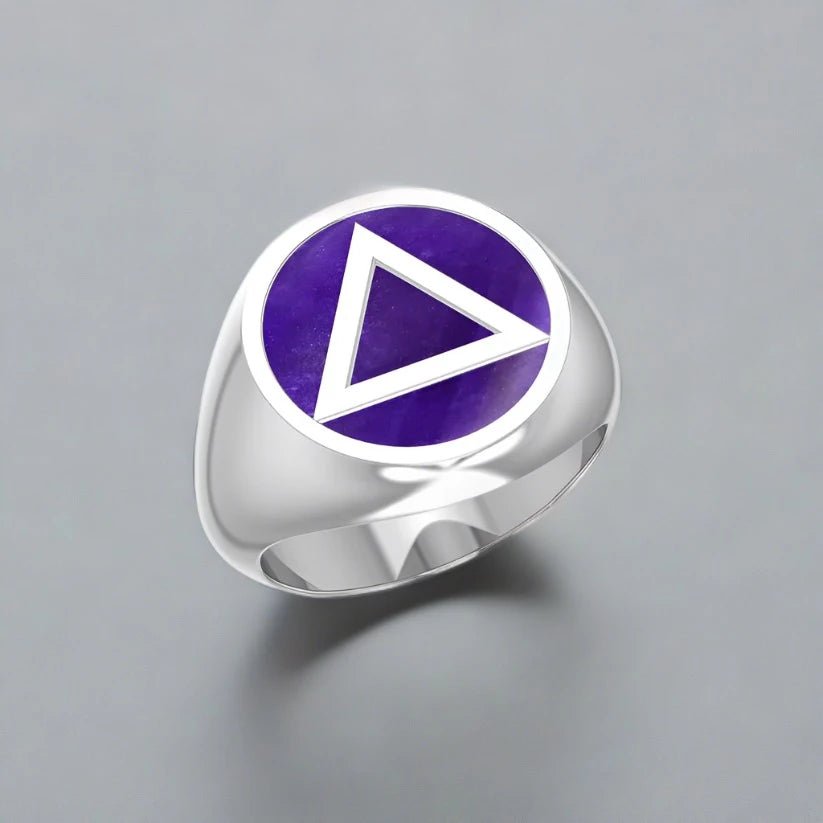 Serenity Circle Sterling Silver AA Ring TR117 - Elegant Minimalist Jewelry for Women, Perfect for Everyday Wear & Special Occasions