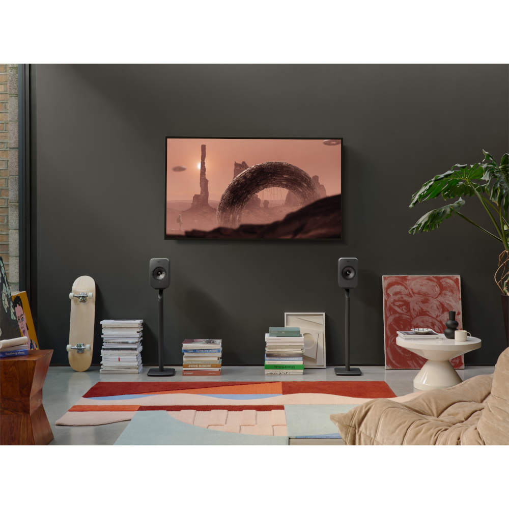 KEF LSX II LT Wireless Hi-Fi Bookshelf Speakers - Premium Powered Audio System for Home Theater, Music & Gaming - Compact Design for Living Room, Office & Studio