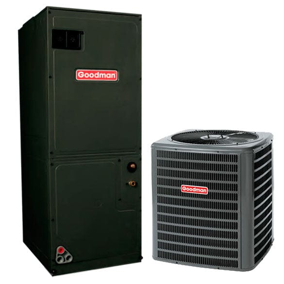 2.5 Ton Goodman 16 SEER Central Air Conditioner System - High Efficiency Cooling for Homes & Offices | Perfect for Hot Climates & Large Spaces