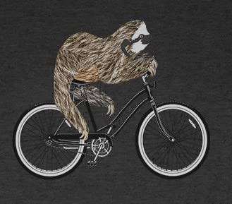 Men's Bicycle Sloth Graphic Hoodie - Cozy Pullover Sweatshirt for Casual Wear, Cycling & Outdoor Activities
