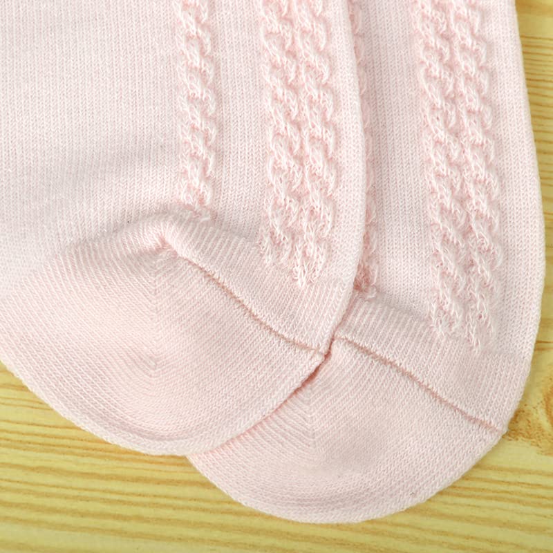 BGMINGYI Baby Girls Ruffle Lace Trim Socks 6 Pairs - Soft Cotton Princess Dress Socks with Eyelet Mesh for Toddlers 1-15 Years - Perfect for Parties, Photos & Special Occasions
