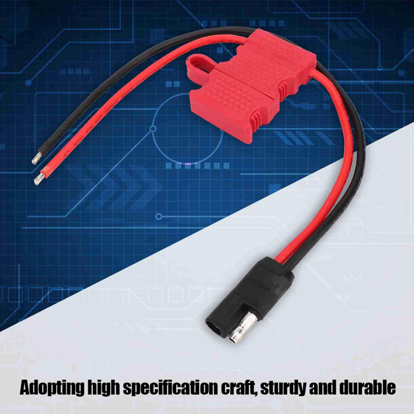 Wendry Power Cable for Walkie Talkie Mobile Radio Repeater - Durable CM/MCX/CDM Compatible Power Cord for Emergency Communication & Outdoor Adventures