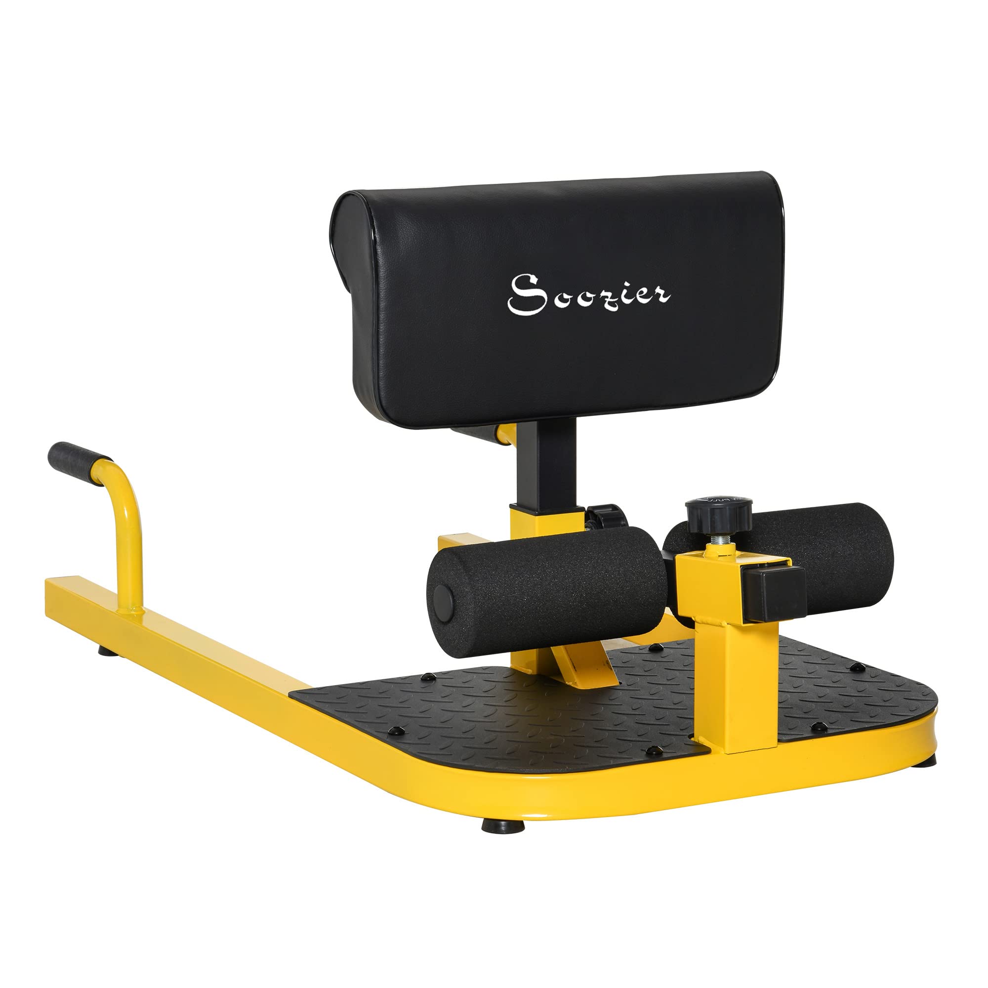 Soozier 3-in-1 Padded Push Up Bar, Sit Up Bench & Sissy Squat Machine - Home Gym Equipment for Full Body Workout | Perfect for Strength Training, Core Exercises & Leg Workouts at Home