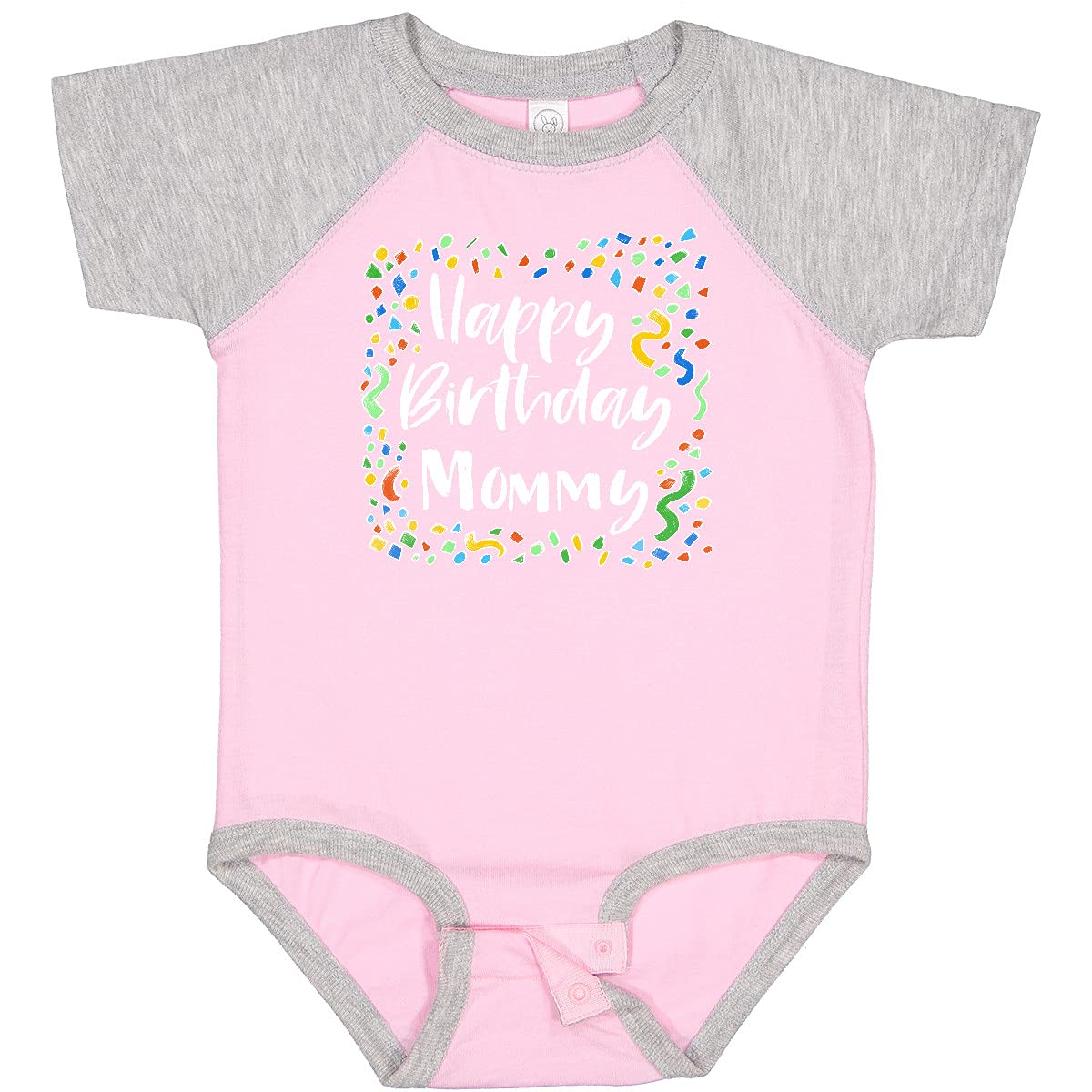 Inktastic Happy Birthday Mommy Baby Bodysuit - Cute Outfit for Newborns & Infants - Perfect for Birthday Parties, Photo Shoots & Special Occasions
