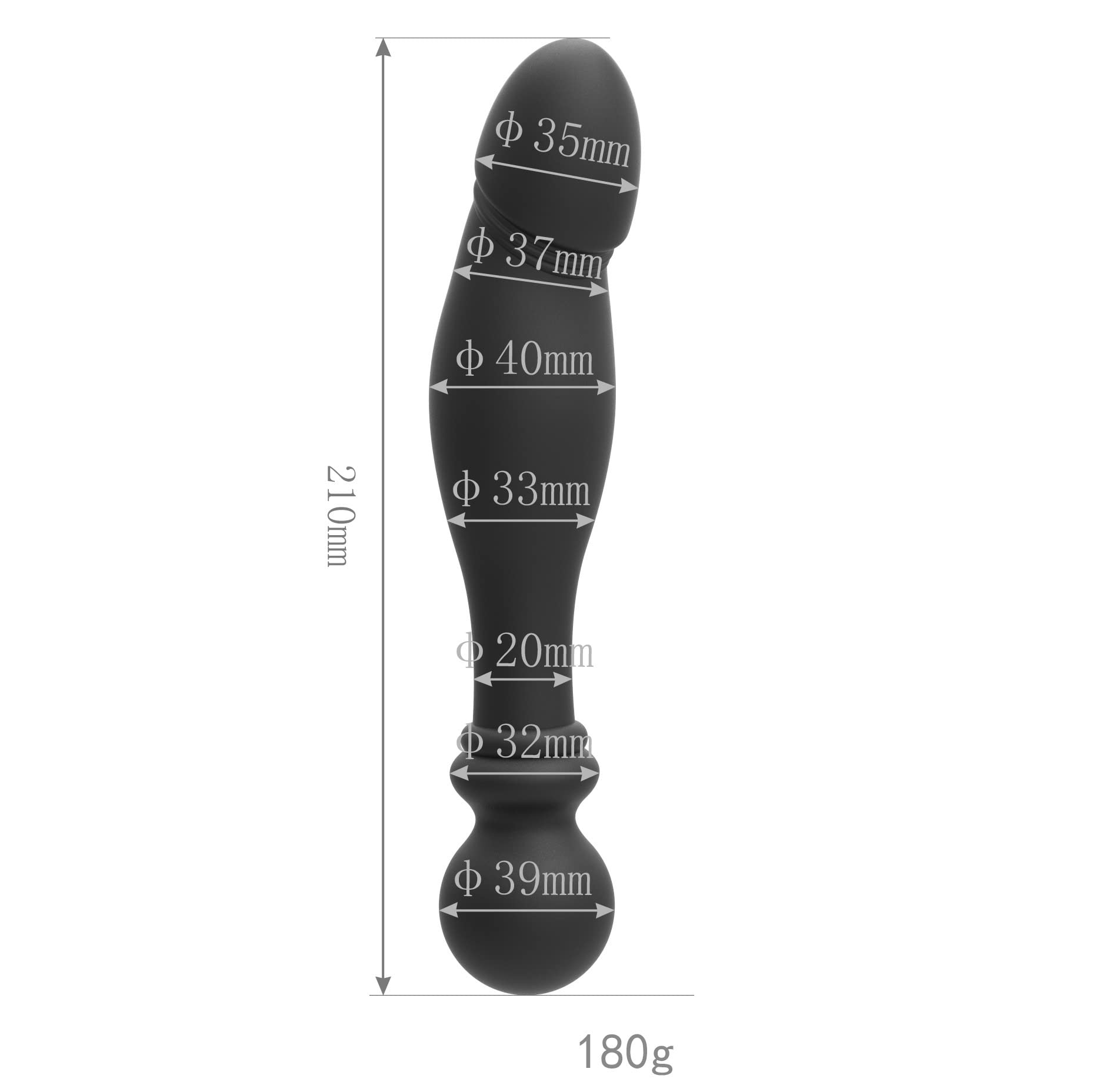 Premium Silicone Butt Plug Anal Trainer - Waterproof & Body-Safe Prostate Massager for Couples, G-Spot Stimulation & Anal Expansion | Perfect for Beginners, Couples Play & Solo Exploration