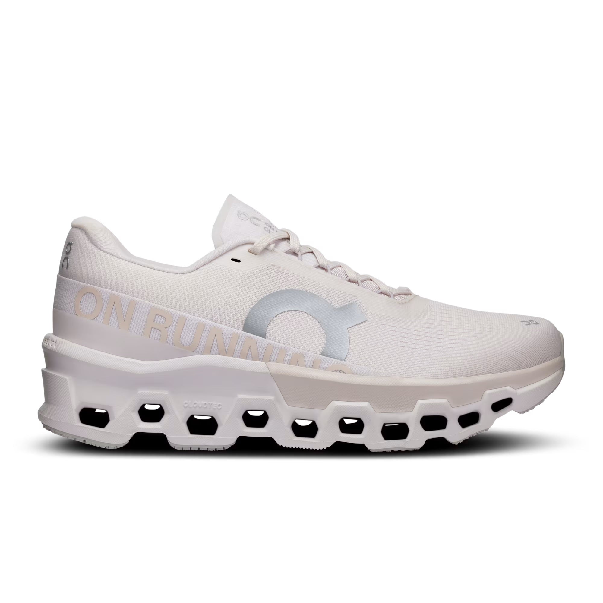 ON Women's Cloudmonster 2 Running Shoes - Lightweight Cushioned Sneakers for Women in Sand/Frost Color | Perfect for Road Running, Jogging & Gym Workouts
