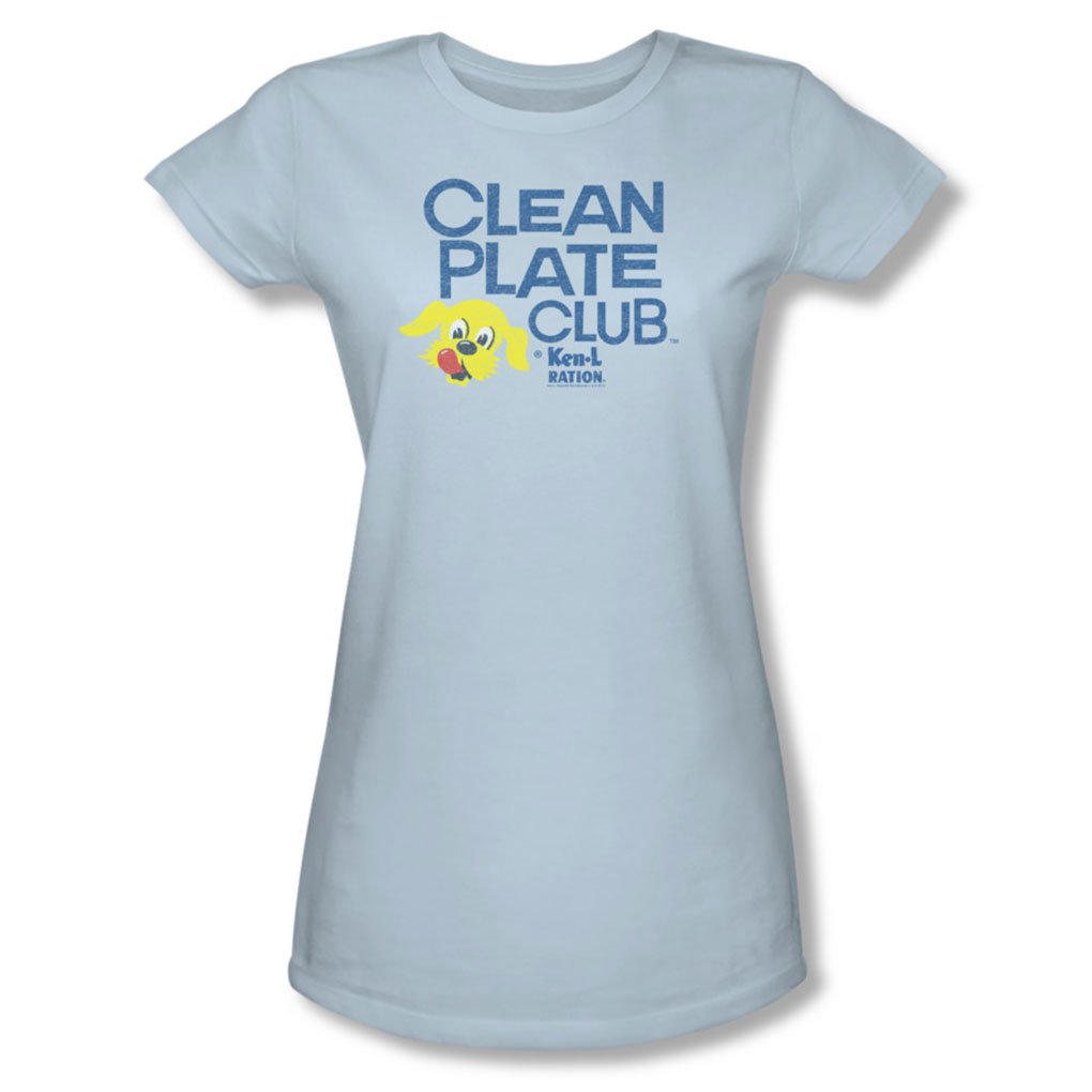 Ken L Ration - Juniors Clean Plate Sheer T-Shirt | Soft & Comfortable Women's Fashion Top | Perfect for Casual Wear, Layering & Everyday Outfits