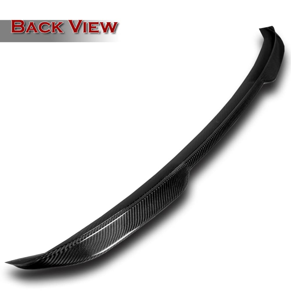**Q1-Tech 3K Carbon Fiber V-Style Trunk Spoiler Wing for 2016-2023 Nissan Maxima - Rear Lip Spoiler Upgrade - Enhances Aerodynamics & Style (Perfect for Street Racing & Car Shows)**