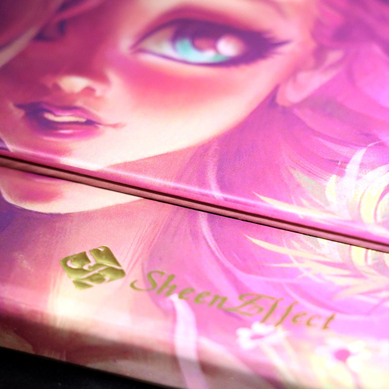 SheenEffect X NIKESANSAN Dream Love Chameleon Eyeshadow Palette - 18 Color Changing Makeup Palette with Mirror, Long Lasting & Highly Pigmented - Perfect for Party, Date Night & Special Occasions