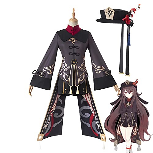 Genshin Impact Cosplay Costume - Albedo, Zhongli, Qiqi, Hu Tao & Raiden Shogun Outfits for Halloween Party, Anime Convention & Roleplay