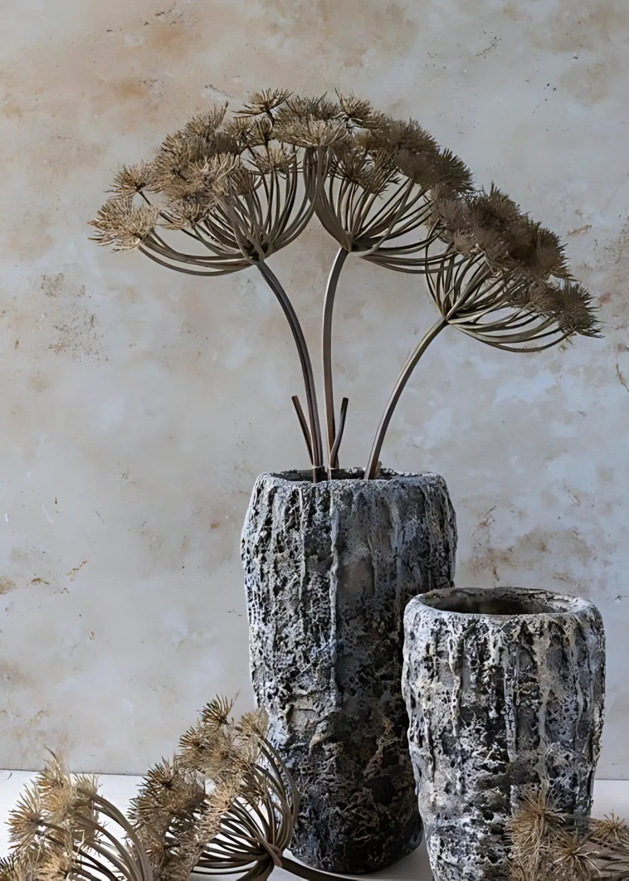 Natural Brown Artificial Wild Angelica Flower - 35.25