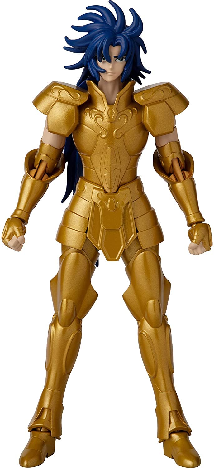 Anime Heroes - Saint Seiya: Knights of The Zodiac - Gemini Saga Action Figure Collectible Toy for Fans | Perfect for Display, Cosplay, and Anime Collections