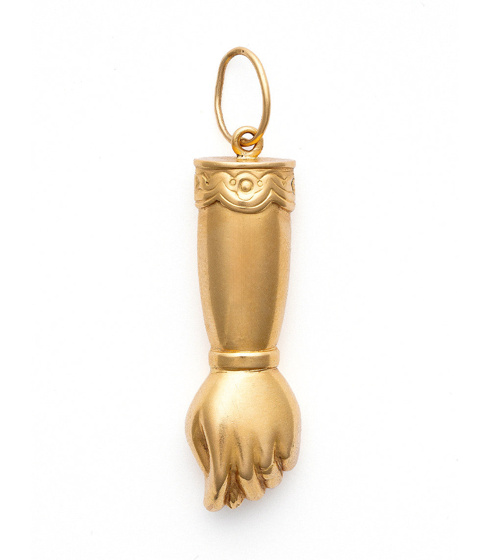 Vintage Figa Good Luck Charm Amulet - Handmade Portuguese Protection Jewelry for Home, Travel & Gifting - Brings Fortune & Positive Energy