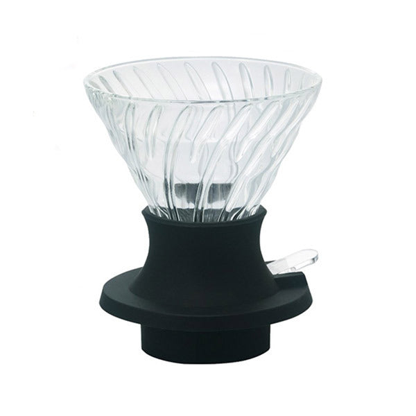 Hario V60 Immersion Dripper Switch - Glass Coffee Brewer for Pour Over & Cold Brew - Perfect for Home Baristas & Coffee Enthusiasts