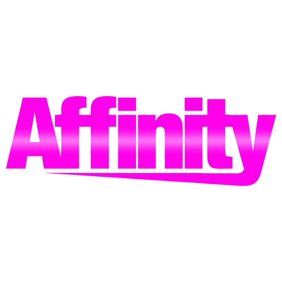 Affinity 4 Vinyl Decal Stickers - Premium Waterproof Car Decals for Windows, Laptops & Walls - Perfect for Car Accessories, Home Decor & Personalization
