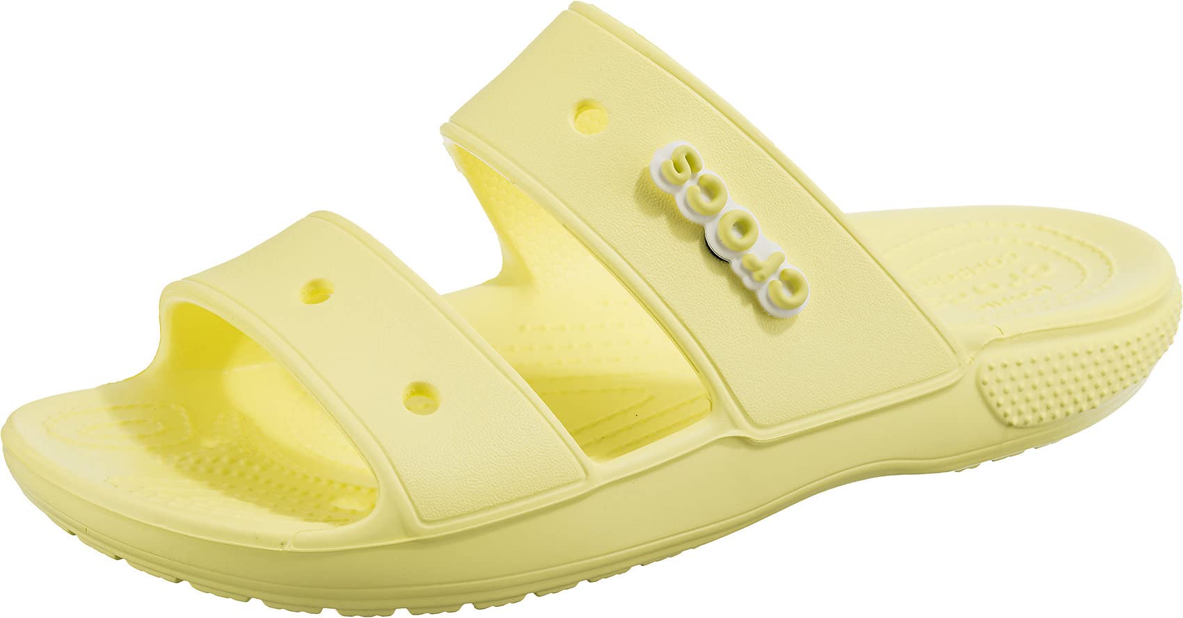 Crocs Unisex-Adult Classic Two-Strap Slide Sandals | Comfortable Waterproof Slip-On Shoes for Men & Women | Perfect for Beach, Pool, and Outdoor Activities