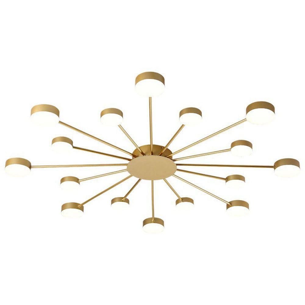 16-LED Head Dandelion Chandelier - Modern Ceiling Light Fixture for Dining Room, Restaurant, Living Room & Bedroom - Romantic Ambiance Lighting for Weddings & Home Decor
