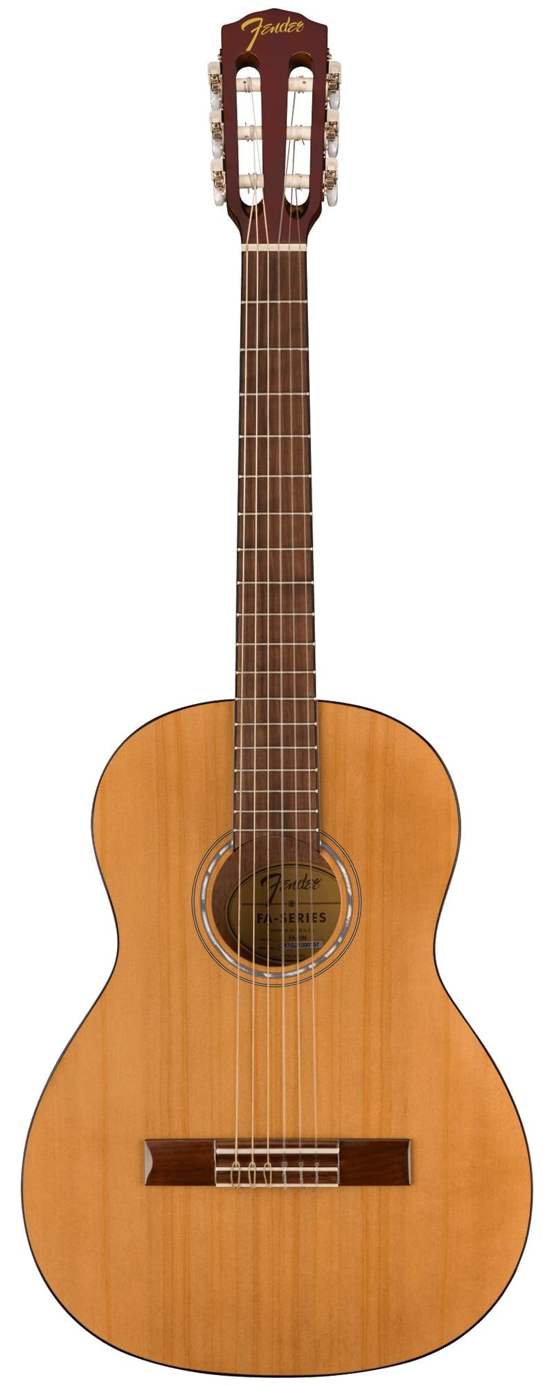 Fender FA-15N 3/4-Size Nylon String Acoustic Guitar Beginner Starter Kit with Gig Bag, Stand, Tuner & Instructional DVD - Perfect for Kids, Students & Travel | Home Practice, Music Lessons & Outdoor Performances