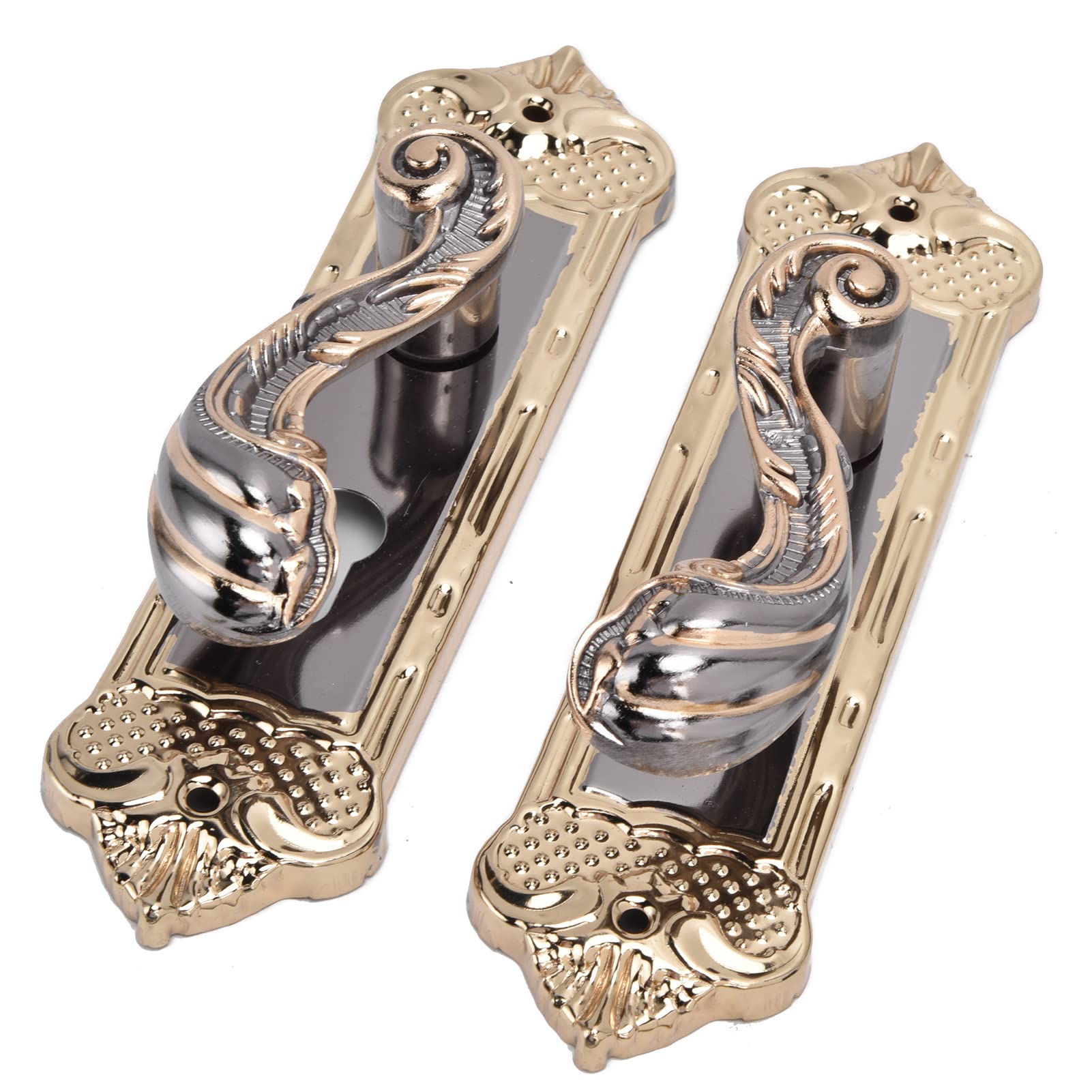 Vintage Style Door Handle Lock - European Silent Lock with Bearing Safety Rod for Bedroom, Rental & Interior Doors | Secure & Noise-Free Home, Office, Apartment Use