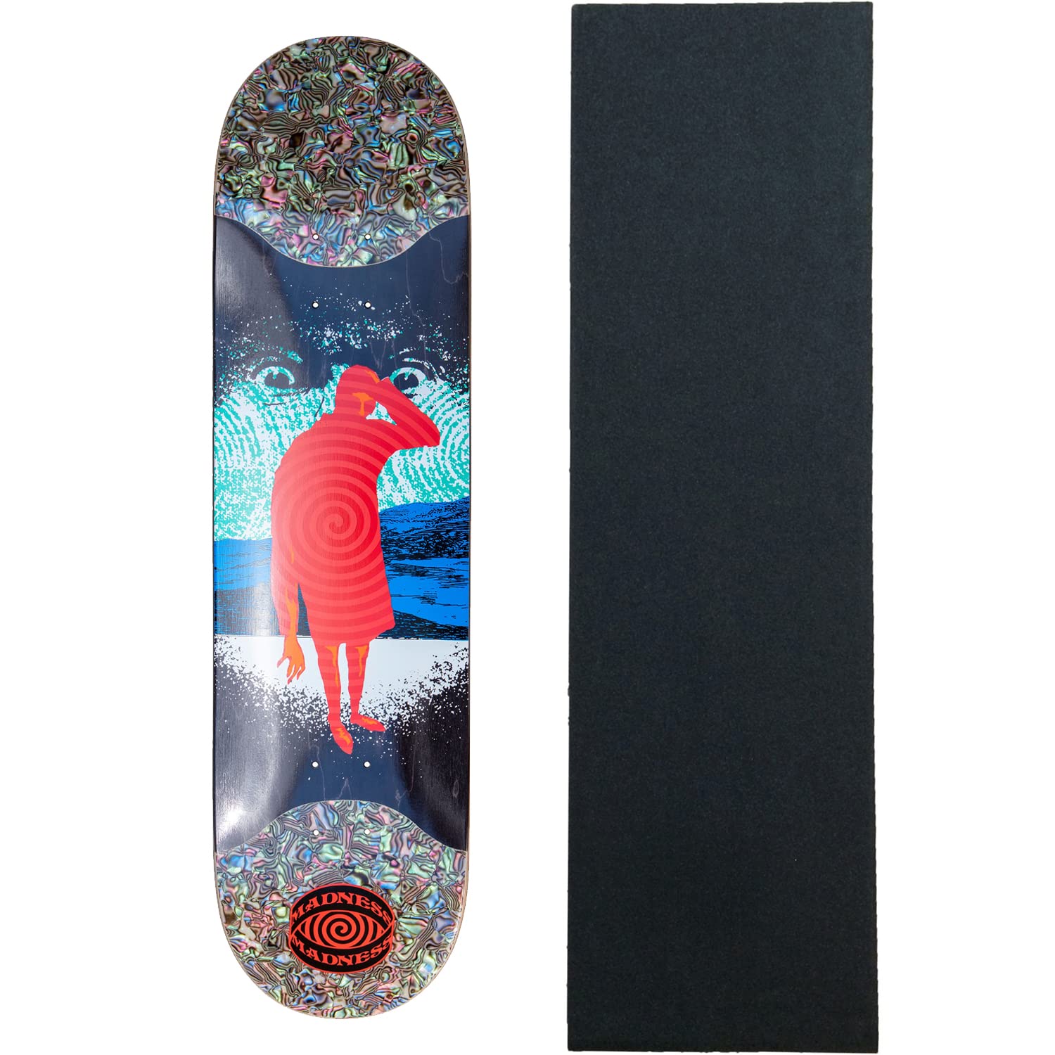 Madness Skateboard Deck Bloody Mary Rip Slick Black 8.125