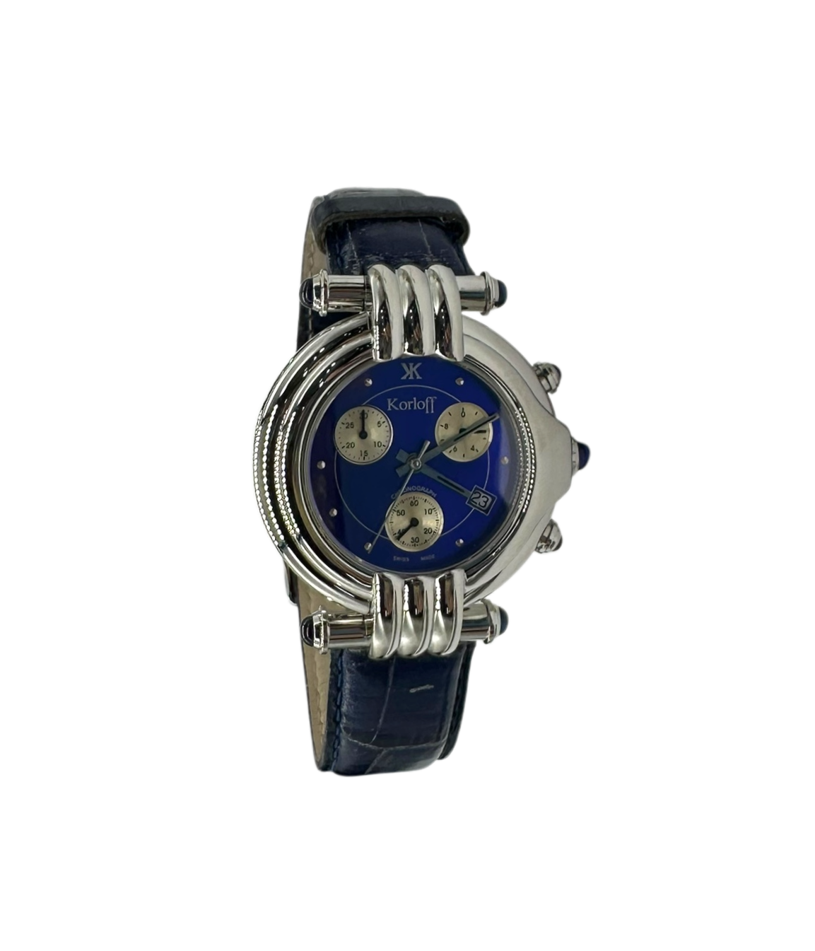 Korloff GC8 Swiss Chronograph Watch for Men - Luxury Automatic Timepiece with Date Display - Perfect for Business, Formal Events & Everyday Wear