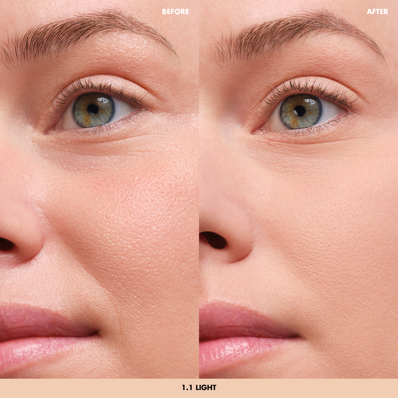Mini HD Skin Perfecting Pressed Powder - 1.1 Light (4.5g) | Oil Control & Matte Finish for Flawless Makeup All Day | Perfect for Daily Use & On-the-Go Touch Ups