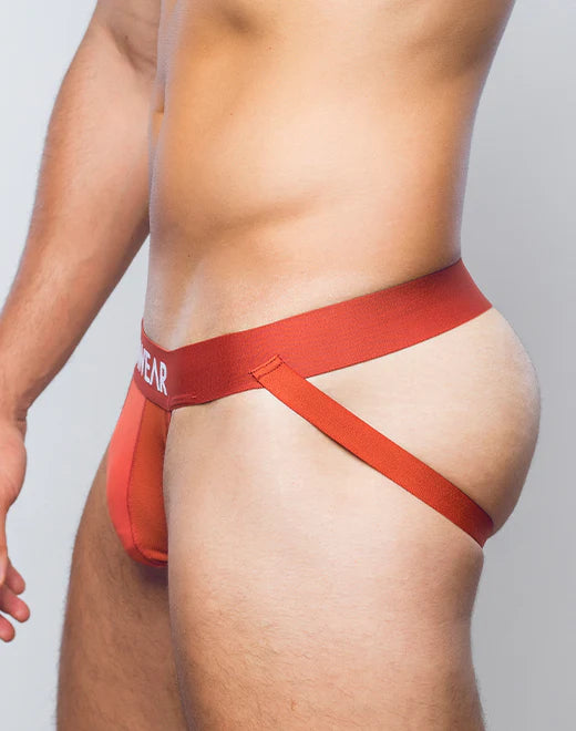 Supawear Vortex Jockstrap for Men - Breathable & Supportive Athletic Underwear in Cranberry Red - Perfect for Running, Gym & Sports Activities