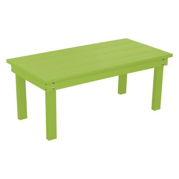 A & L Furniture Poly Hampton Coffee Table - Modern Living Room Centerpiece for Home Decor & Entertainment