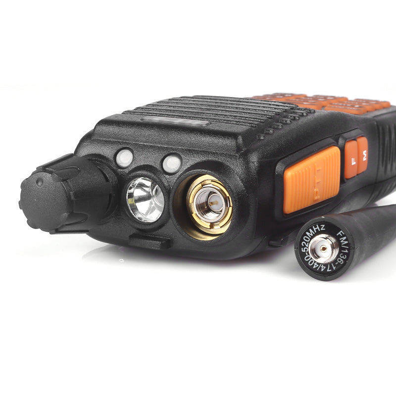 Baofeng GT-5 Two-Way Radio with Programming Cable - Long Range Walkie Talkie for Outdoor Adventures, Hiking, and Emergency Communication