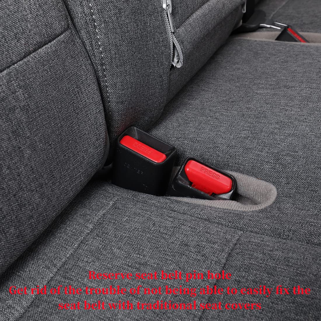 Premium Custom Fit Seat Covers for 2022-2025 Honda Civic Sedan (LX/Sport) - Full Coverage Polyester Car Seat Protectors (Gray, Complete Set) | Durable Protection & Enhanced Comfort for Daily Commutes & Road Trips