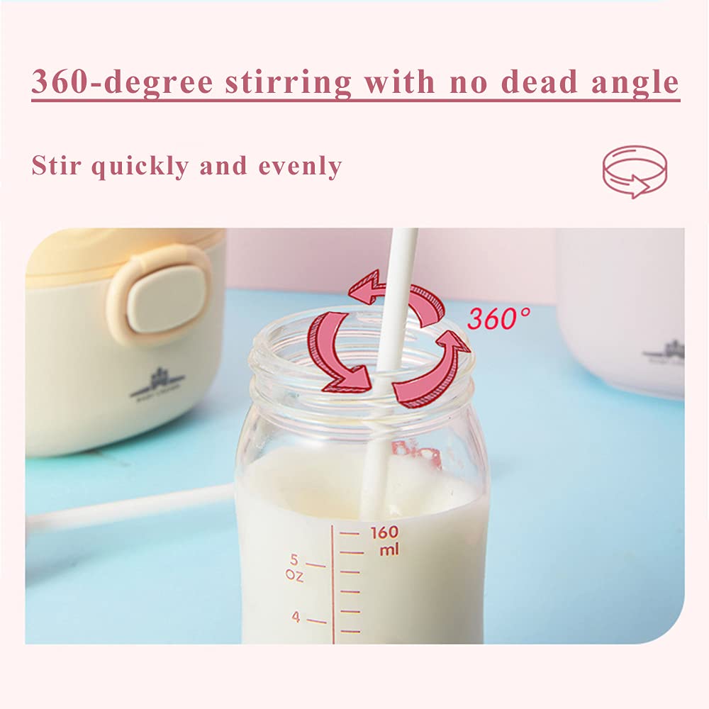 Electric Formula Mixer for Baby Milk Powder - Handheld Mini Blender Stirrer - Rechargeable Drink Mixer for Smoothies, Coffee & Protein Shakes - Perfect for Travel, Home & Office Use