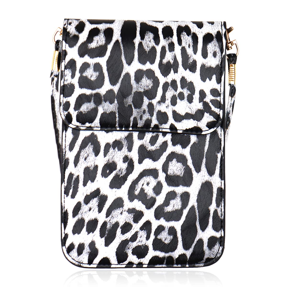 Small Travel Purse Pouch Bag with Crossbody Strap - Wallet & Smartphone Holder for Touchscreen Phones - Perfect for Ball Games, Sports Events, Travel & Everyday Use