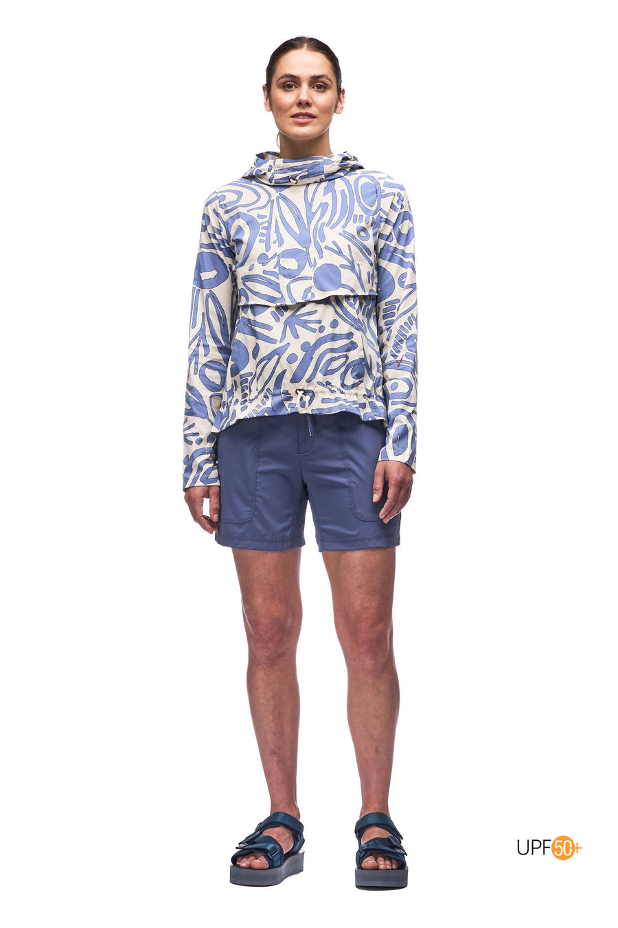 Summer Blue Cyclone Print