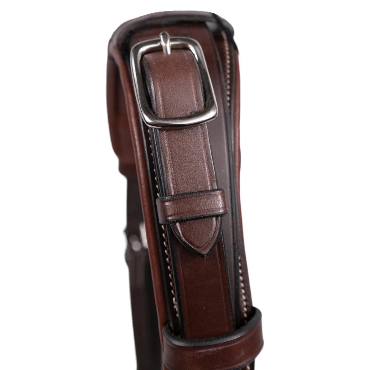 AJR Training Bridle for Horses - Adjustable Leather Headstall with Bit for Riding, Dressage & Equestrian Training - Perfect for Beginners & Professional Riders